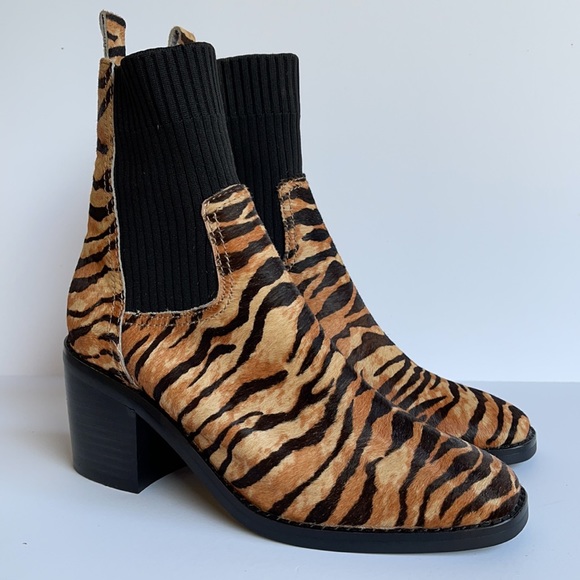 Anthropologie Silent D 'Nirvani' Knit Chelsea Boot - Picture 6 of 8